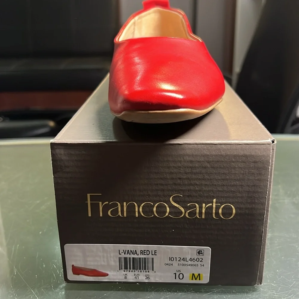 FrancoSarto L-VANA, RED LE US SIZE 10 M - Picture 4 of 6